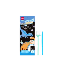 DELI ΚΑΤΑΣΚΕΥΗ ΞΥΣΤΟ ΣΕΛΙΔΟΔΕΙΚΤΗΣ 14 ΦΥΛΛΑ 3+ DELI GENIUS ΔΕΙΝΟΣΑΥΡΟΣ