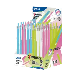 DELI ΜΟΛΥΒΙ ΜΗΧΑΝΙΚΟ 0.7mm ΑΣΣΟΡΤΙ 36Τ. XPRESS (Το προιόν πωλείται σε μεμονωμένα τεμάχια του ενός)