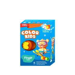 DELI ΔΑΚΤΥΛΟΜΠΟΓΙΕΣ ΣΦΡΑΓΙΔΑ 6 ΧΡΩΜΑΤΑ 18ml COLOR KIDS