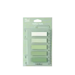 DELI ΣΕΛΙΔΟΔΕΙΚΤΗΣ ΑΥΤΟΚΟΛΛΗΤΟ FILM BOPP BLISTER 5x20 ΦΥΛΛΑ 44x12mm NUSIGN ΠΡΑΣΙΝΟ