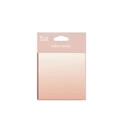 DELI ΧΑΡΤΙΑ ΣΗΜΕΙΩΣΕΩΝ ΑΥΤΟΚΟΛΛΗΤΑ 60 ΦΥΛΛΑ ΟΜΠΡΕ BLISTER 74x74mm NUSIGN ΡΟΖ