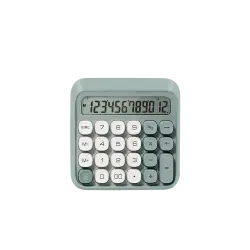 DELI ΑΡΙΘΜΟΜΗΧΑΝΗ 12 ΨΗΦΙΩΝ 13x13.3x2.7cm ΠΡΑΣΙΝΟ