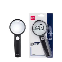 DELI ΦΑΚΟΣ ΜΕΓΕΘΥΝΤΙΚΟΣ ΡΑΚΕΤΑ 2.2x ΠΛΑΣΤΙΚΟΣ BLISTER 70mm ΜΑΥΡΟΣ