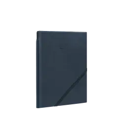 DELI ΣΗΜΕΙΩΜΑΤΑΡΙΟ ΡΙΓΕ ΕΞΩΦΥΛΛΟ ΔΕΡΜΑΤΙΝΗ ΘΗΚΗ ΣΤΥΛΟ ΛΑΣΤΙΧΟ ΣΕΛΙ