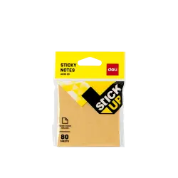 DELI ΧΑΡΤΙΑ ΣΗΜΕΙΩΣΕΩΝ ΑΥΤΟΚΟΛΛΗΤΑ BLISTER 80 ΦΥΛΛΑ 76x76mm STICK UP ΚΑΦΕ 12 ΤΕΜ? (Το προιόν πωλείται σε μεμονωμένα τεμάχια του