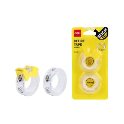 DELI ΚΟΛΛΗΤΙΚΗ ΤΑΙΝΙΑ ΔΙΑΦΑΝΗ ΜΕ ΒΑΣΗ BLISTER 2 ΤΕΜΑΧΙΑ 12mmx18.3m STICK UP 24 ΤΕΜ (Το προιόν πωλείται σε μεμονωμένα τεμάχια του