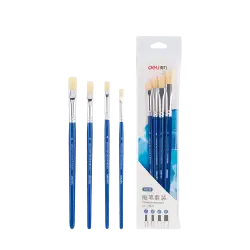 DELI ΠΙΝΕΛΟ ΠΛΑΚΕ ΤΡΙΧΑ ΑΛΟΓΟΥ BLISTER 4 ΤΕΜΑΧΙΑ Νο 2-4-6-8 ΜΠΛΕ