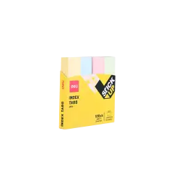 DELI ΣΕΛΙΔΟΔΕΙΚΤΗΣ ΑΥΤΟΚΟΛΛΗΤΟΣ BLISTER 4x100 ΦΥΛΛΑ 76x19mm STICK UP ΑΣΣΟΡΤΙ 12 Τ? (Το προιόν πωλείται σε μεμονωμένα τεμάχια του