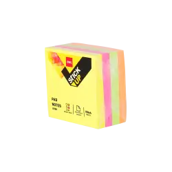 DELI ΚΥΒΟΣ ΑΥΤΟΚΟΛΛΗΤΟΣ 76x76mm 4x100 ΦΥΛΛΑ STICK UP ΝΕΟΝ ΑΣΣΟΡΤΙ 6 ΤΕΜΑΧΙΑ (Το προιόν πωλείται σε μεμονωμένα τεμάχια του ενός)