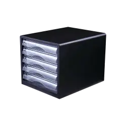 DELI ΣΥΡΤΑΡΙΕΡΑ ΠΛΑΣΤΙΚΗ 5 ΘΕΣΕΩΝ 27.5x34x26cm ΜΑΥΡΗ