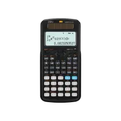 DELI ΑΡΙΘΜΟΜΗΧΑΝΗ ΕΠΙΣΤΗΜΟΝΙΚΗ 417 ΛΕΙΤΟΥΡΓΙΕΣ 17.2x8.3x1.76cm ΜΑΥΡΗ