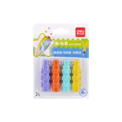 DELI ΚΑΠΑΚΙ ΜΟΛΥΒΙΟΥ ΠΛΑΣΤΙΚΟ 80x11mm 4 ΤΕΜΑΧΙΑ ΑΣΣΟΡΤΙ