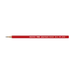 CΑRAN D'ACHE ΜΟΛΥΒΙ ΕΞΑΓΩΝΙΚΟ HB GRAPHITE EDELWEISS ΚΟΚΚΙΝΟ 12Τ (Το προιόν πωλείται σε μεμονωμένα τεμάχια του ενός)
