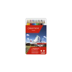 CARAN D'ACHE ΚΡΑΙΓΙΟΝ (ΞΥΛΟΜΠΟΓΙΕΣ) ΑΚΟΥΑΡΕΛΑΣ ΚΟΥΤΙ ΜΕΤΑΛΛΙΚΟ 12 ΧΡΩΜΑ?