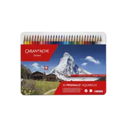 CARAN D'ACHE ΚΡΑΙΓΙΟΝ (ΞΥΛΟΜΠΟΓΙΕΣ) ΑΚΟΥΑΡΕΛΑΣ ΚΟΥΤΙ ΜΕΤΑΛΛΙΚΟ 30 ΧΡΩΜΑ?