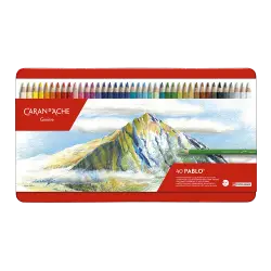 CARAN D'ACHE ΚΡΑΙΓΙΟΝ (ΞΥΛΟΜΠΟΓΙΕΣ) ΚΟΥΤΙ ΜΕΤΑΛΛΙΚΟ 40 ΧΡΩΜΑΤΑ Φ3.8mm PABLO