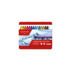 CARAN D'ACHE ΚΡΑΙΓΙΟΝ ΚΕΡΙΝΟ ΑΚΟΥΑΡΕΛΑΣ ΚΟΥΤΙ ΜΕΤAΛΛΙΚΟ 15 ΧΡΩΜΑΤΑ NEOCOLOR