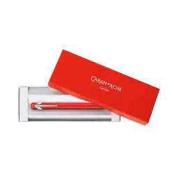 CARAN D'ACHE ΠΕΝΑ MEDIUM 849 PLUME CLASSIC ΚΟΚΚΙΝΗ