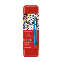 CARAN D'ACHE COLOR ΣΕΤ 11 ΧΡΩΜΑΤΑ KEITH HARING XMAS