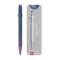 CARAN D'ACHE ΣΤΥΛΟ BALLPOINT ΜΑΥΡΟ ΜΕΛΑΝΙ ΣΕ ΜΕΤΑΛΛΙΚΟ ΚΟΥΤΙ MEDIUM 849 CLAIM YOUR STYLE