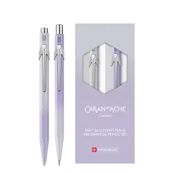 CARAN D'ACHE ΣΤΥΛΟ BALLPOINT 849 & ΜΟΛΥΒΙ ΜΗΧΑΝΙΚΟ 0.5mm ΣΕΤ 2 ΤΕΜΑΧΙΩΝ LTD 2025 BLOOM