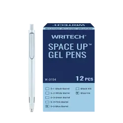 WRITECH ΣΤΥΛΟ GEL ΚΟΥΜΠΙ ΜΠΛΕ ΜΕΛΑΝΙ 0.7mm SPACE UP ΜΠΛΕ 12 ΤΕΜΑΧΙΑ (Το προιόν πωλείται σε μεμονωμένα τεμάχια του ενός)