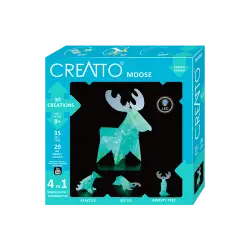 KOSMOS 3D ΚΑΤΑΣΚΕΥΗ ΜΕ LED 4 ΣΕ 1 ΕΛΑΦΙ CREATTO