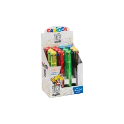 CARIOCA ΒΙΤΡΙΝΑ ΓΕΜΑΤΗ ΣΤΥΛΟ 10 ΧΡΩΜΑΤΑ ΑΣΣΟΡΤΙ 12 ΤΕΜΑΧΙΑ (Το προιόν πωλείται σε μεμονωμένα τεμάχια του ενός)