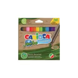 CARIOCA ΜΑΡΚΑΔΟΡΟΣ SUPERWASH 12 ΧΡΩΜΑΤΑ JUMBO ECO FAMILY 12 ΤΕΜΑΧΙΑ