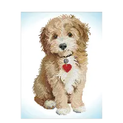 DIAMOND DOTZ ΚΑΤΑΣΚΕΥΗ ΨΗΦΙΔΩΤΟ ΚΑΜΒΑΣ BLISTER 32x42cm ΣΚΥΛΑΚΙ