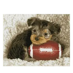 DIAMOND DOTZ ΚΑΤΑΣΚΕΥΗ ΨΗΦΙΔΩΤΟ ΚΑΜΒΑΣ BLISTER 32x41cm SQUARES KOYTABΙ