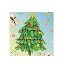 DIAMOND DOTZ ΚΑΤΑΣΚΕΥΗ ΨΗΦΙΔΩΤΟ 28x28cm ΧΡΙΣΤΟΥΓΕΝΝΙΑΤΙΚΟ ΔΕΝΤΡΟ