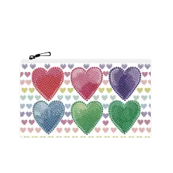 DIAMOND DOTZ ΚΑΤΑΣΚΕΥΗ ΨΗΦΙΔΩΤΟ ΘΗΚΗ ΦΕΡΜΟΥΑΡ 20x12cm DOTZIES ΚΑΡΔΙΕΣ