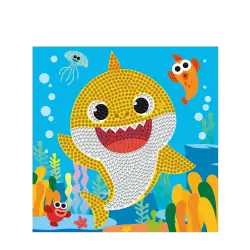 DIAMOMD DOTZ ΚΑΤΑΣΚΕΥΗ ΨΗΦΙΔΩΤΟ BOX 28x28cm BIG DOTZBOX BABY SHARK
