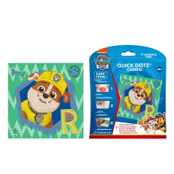 DIAMOND DOTZ ΚΑΤΑΣΚΕΥΗ ΨΗΦΙΔΩΤΟ ΚΑΔΡΑΚΙ BLISTER 13x13cm QUICK DOTZ PAW PATROL