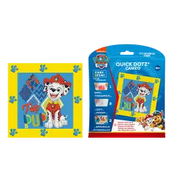 DIAMOND DOTZ ΚΑΤΑΣΚΕΥΗ ΨΗΦΙΔΩΤΟ ΚΑΔΡΑΚΙ BLISTER 13x13cm QUICK DOTZ PAW PATROL