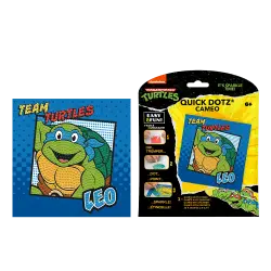 DIAMOND DOTZ ΚΑΤΑΣΚΕΥΗ ΨΗΦΙΔΩΤΟ ΚΑΔΡΑΚΙ BLISTER 13x13cm QUICK DOTZ ΧΕΛΩΝΟΝΙΤΖΑΚΙ