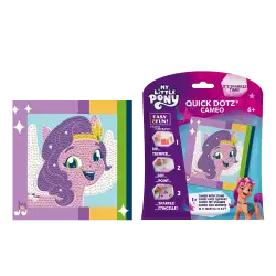 DIAMOND DOTZ ΚΑΤΑΣΚΕΥΗ ΨΗΦΙΔΩΤΟ ΚΑΔΡΑΚΙ BLISTER 13x13cm QUICK DOTZ MY LITTE PONY