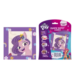 DIAOND DOTZ ΚΑΤΑΣΚΕΥΗ ΨΗΦΙΔΩΤΟ ΚΑΔΡΑΚΙ BLISTER 13x13cm QUICK DOTZ MY LITTE PONY