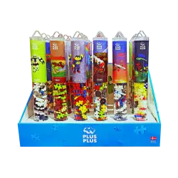 PLUS-PLUS ΒΙΤΡΙΝΑ ΓΕΜΑΤΗ ΤΟΥΒΛΑΚΙΑ SUPERHERO/GLOW IN THE DARK/T-REX/ROBOT/AIRPLANE/TRUCK ΑΣΣΟ? (Το προιόν πωλείται σε μεμονωμένα
