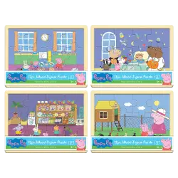 PEPPA PIG ΠΑΖΛ ΞΥΛΙΝΟ 12Τ 27x19cm ΠΕΠΠΑ ΑΣΣΟΡΤΙ