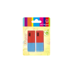 KEYROAD ΓΟΜΑ ΔΙΧΡΩΜΗ BLISTER 2 ΤΕΜΑΧΙΑ (Το προιόν πωλείται σε μεμονωμένα τεμάχια του ενός)