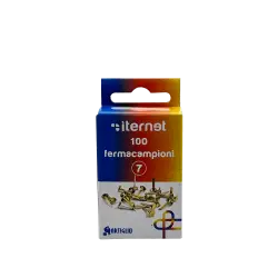 ARTIGLIO ΔΙΠΛΟΚΑΡΦΑ ΜΕΤΑΛΛΙΚΑ BLISTER 100 ΤΕΜΑΧΙΑ No7 31mm ΧΡΥΣΟ