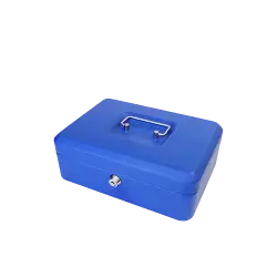 METRON ΧΡΗΜΑΤΟΚΙΒΩΤΙΟ 10' 25x18x9cm ΜΠΛΕ