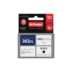 ACTIVE JET INK ΣΥΜΒΑΤΟ ΜΕ HP AH-302BRX #302XL BLACK 20ml (Α) #F6U68A