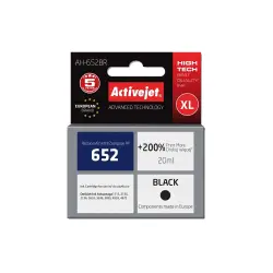 ACTIVE JET INK ΣΥΜΒΑΤΟ ΜΕ HP AH-652BR #652 BLACK 20ml (Α) #F6V25A