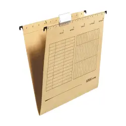 HERLITZ ΦΑΚΕΛΟΣ ΧΑΡΤΙΝΟΣ ΚΡΕΜΑΣΤΟΣ A4 ΚΑΦΕ 25 ΤΕΜΑΧΙΑ (Το προιόν πωλείται σε μεμονωμένα τεμάχια του ενός)