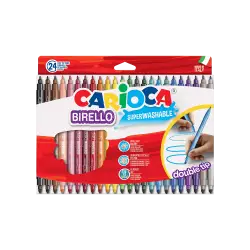 CARIOCA ΜΑΡΚΑΔΟΡΟΙ 24 ΧΡΩΜΑΤΑ ΔΙΠΛΗ ΜΥΤΗ BIRELLO 24 ΤΕΜΑΧΙΑ