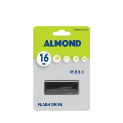ALMOND FLASH DRIVE USB 3.0 16GB PRIME ΜΑΥΡΟ