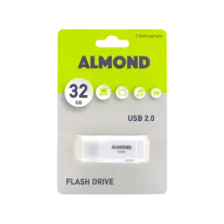 ALMOND FLASH DRIVE USB 2.0 32GB PRIME ΛΕΥΚΟ